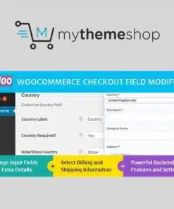 Mythemeshop woocommerce checkout field modifier - EspacePlugins - Gpl plugins cheap