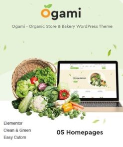 Ogami organic store wordpress theme - EspacePlugins - Gpl plugins cheap
