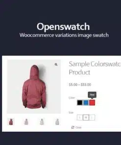 Openswatch woocommerce variations image swatch - EspacePlugins - Gpl plugins cheap