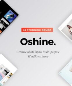 Oshine multipurpose creative theme - EspacePlugins - Gpl plugins cheap