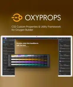 Oxyprops modern css framework for building your wordpress site - EspacePlugins - Gpl plugins cheap