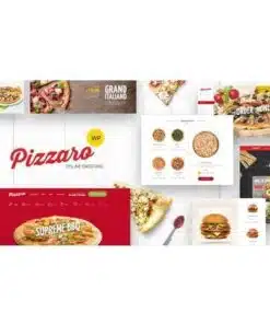 Pizzaro fast food restaurant woocommerce theme - EspacePlugins - Gpl plugins cheap
