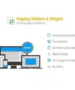 Popping sidebars and widgets for wordpress - EspacePlugins - Gpl plugins cheap