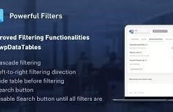 Powerful filters for wpdatatables - EspacePlugins - Gpl plugins cheap