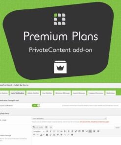 Privatecontent premium plans add on - EspacePlugins - Gpl plugins cheap