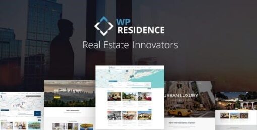Residence real estate wordpress theme - EspacePlugins - Gpl plugins cheap