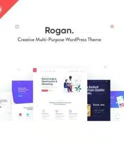 Rogan creative multipurpose wordpress theme for agency saas portfolio - EspacePlugins - Gpl plugins cheap