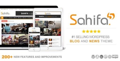 Sahifa responsive wordpress news magazine blog theme - EspacePlugins - Gpl plugins cheap