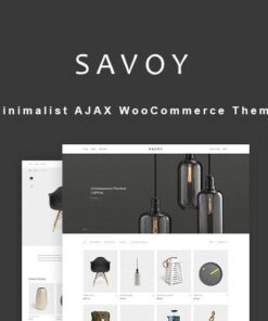 Savoy minimalist ajax woocommerce theme - EspacePlugins - Gpl plugins cheap