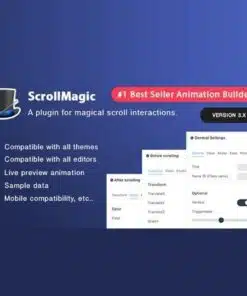 Scroll magic wordpress scrolling animation builder plugin - EspacePlugins - Gpl plugins cheap