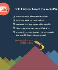 Seo friendly images pro for wordpress - EspacePlugins - Gpl plugins cheap