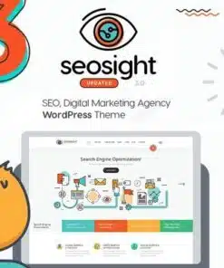 Seosight seo digital marketing agency wp theme with shop - EspacePlugins - Gpl plugins cheap