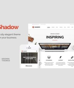 Shadow responsive and retina multi purpose theme - EspacePlugins - Gpl plugins cheap