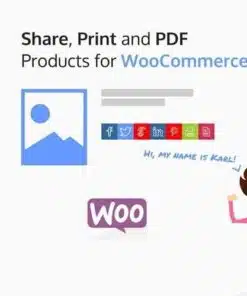 Share print and pdf products for woocommerce - EspacePlugins - Gpl plugins cheap