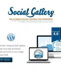 Social gallery wordpress photo viewer plugin - EspacePlugins - Gpl plugins cheap