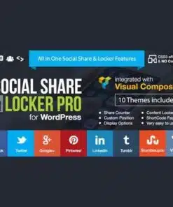 Social share and locker pro wordpress plugin - EspacePlugins - Gpl plugins cheap