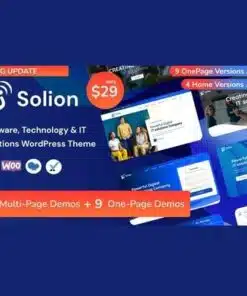 Solion it solutions and services wordpress - EspacePlugins - Gpl plugins cheap