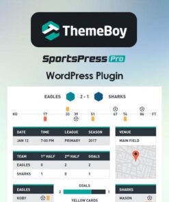 Sportspress pro wordpress plugin - EspacePlugins - Gpl plugins cheap