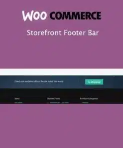 Storefront footer bar - EspacePlugins - Gpl plugins cheap