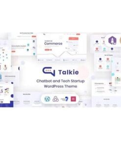 Talkie chatbot and tech startup wordpress theme - EspacePlugins - Gpl plugins cheap