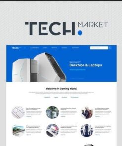 Techmarket multi demo and electronics store woocommerce theme - EspacePlugins - Gpl plugins cheap