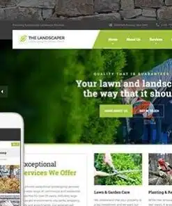 The landscaper lawn and landscaping wp theme - EspacePlugins - Gpl plugins cheap