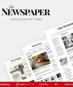 The newspaper magazine editorial wordpress theme - EspacePlugins - Gpl plugins cheap