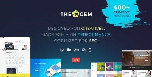 Thegem creative multi purpose high performance wordpress theme - EspacePlugins - Gpl plugins cheap