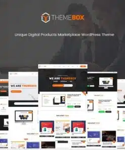 Themebox digital products ecommerce wordpress theme - EspacePlugins - Gpl plugins cheap