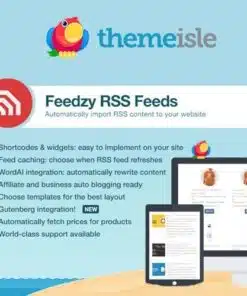 Themeisle feedzy rss feeds premium - EspacePlugins - Gpl plugins cheap