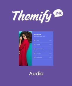 Themify builder audio - EspacePlugins - Gpl plugins cheap