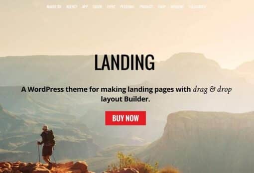 Themify landing wordpress theme - EspacePlugins - Gpl plugins cheap