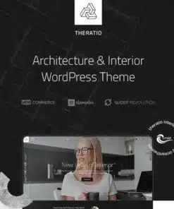 Theratio architecture and interior design elementor wordpress theme - EspacePlugins - Gpl plugins cheap