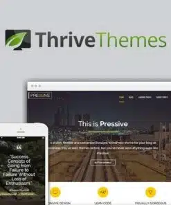 Thrive themes pressive wordpress theme - EspacePlugins - Gpl plugins cheap