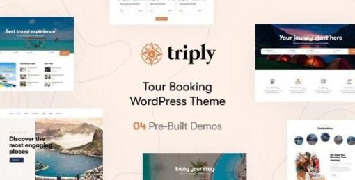 Triply tour booking wordpress theme - EspacePlugins - Gpl plugins cheap