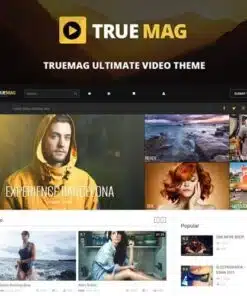 True mag wordpress theme for video and magazine - EspacePlugins - Gpl plugins cheap