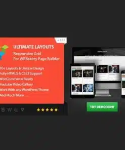 Ultimate layouts responsive grid and youtube video gallery addon for wpbakery page builder - EspacePlugins - Gpl plugins cheap