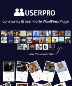 Userpro community and user profile wordpress plugin - EspacePlugins - Gpl plugins cheap