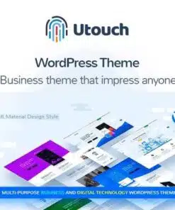 Utouch startup multi purpose business and digital technology wordpress theme - EspacePlugins - Gpl plugins cheap