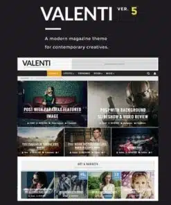 Valenti wordpress hd review magazine news theme - EspacePlugins - Gpl plugins cheap