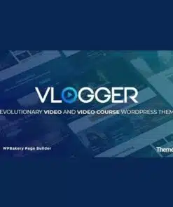 Vlogger professional video and tutorials wordpress theme - EspacePlugins - Gpl plugins cheap
