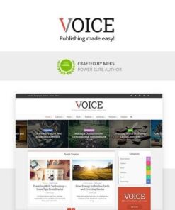 Voice clean news magazine wordpress theme - EspacePlugins - Gpl plugins cheap