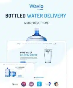 Wavio water delivery and aqua filters wordpress theme - EspacePlugins - Gpl plugins cheap