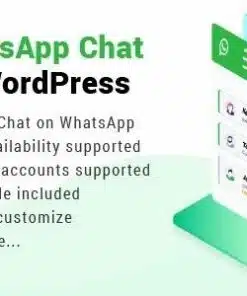 Whatsapp chat wordpress - EspacePlugins - Gpl plugins cheap