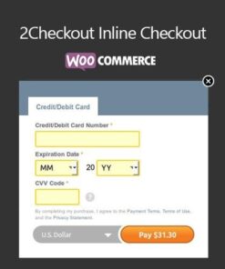 Woocommerce 2checkout inline checkout - EspacePlugins - Gpl plugins cheap