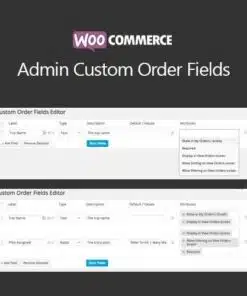 Woocommerce admin custom order fields - EspacePlugins - Gpl plugins cheap