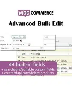 Woocommerce advanced bulk edit - EspacePlugins - Gpl plugins cheap