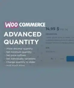 Woocommerce advanced quantity - EspacePlugins - Gpl plugins cheap