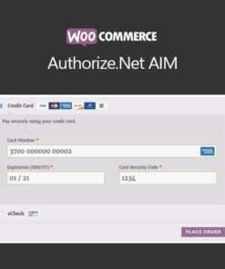 Woocommerce authorize net aim - EspacePlugins - Gpl plugins cheap