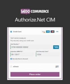 Woocommerce authorize net cim - EspacePlugins - Gpl plugins cheap